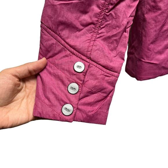 PrAna Chantal Puffer Jacket‎ Plum Red Womens Size Medium NWT - Picture 9 of 11